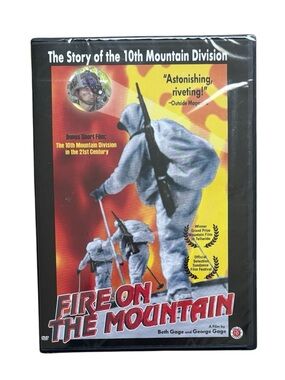 NWT Sealed DVD: "Fire on the Mountain" - The Story of the 10th Mountain Division
